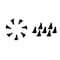Grid Wheels Fits GD01 Series 17 x 9 Size Rims Black Plastic Set Of 7 Equips One Wheel With Screws 1179BLINL - alternate 2